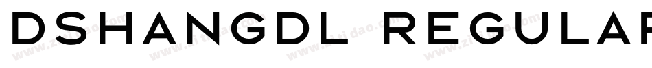 dshangdl regular字体转换